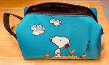 Snoopy Peanuts - Kulturbeutel Kosmetiktasche Makeup-Tasche - blau **NEU+OVP**
