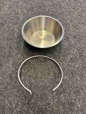 Edelstahlschale mit Halter Gynstuhl Frauenarztstuhl Gyn Stuhl Auffangschale Arzt