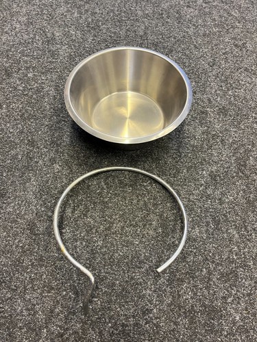 Edelstahlschale mit halter - edelstahlschale,
