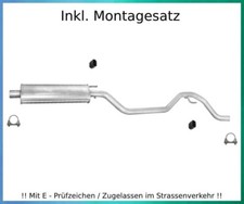 Mittelschalldämpfer für Opel