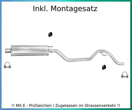 Mittelschalldämpfer für opel - für,