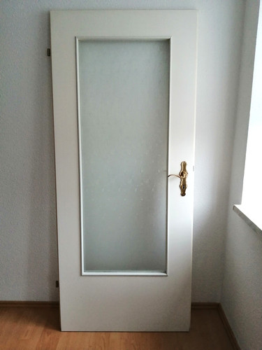 Zimmertür mit glaseinsatz
