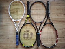 4x Tennisschläger Quartz