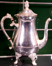 antike Kaffeekanne silber