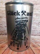 Feuertonne mit - Glück auf -