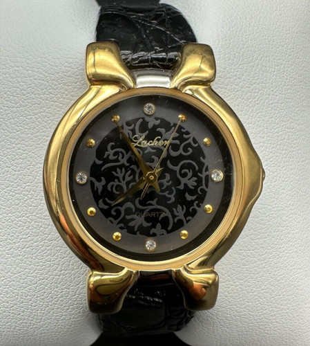 Damenuhr goldfarbig lacher - damenuhr,