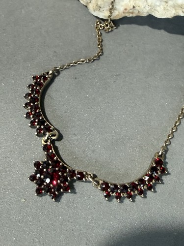 Antikes granat collier - antikes,