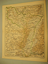 Elsass Lothringen 1 Karte von