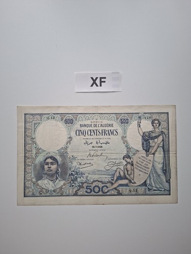 500 francs 1926 algerien - algerien,