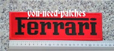 Ferrari Racing Patch Logo Sports Car sew on embroidery 9"(23cm) Aufnäher