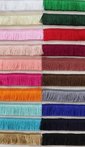 Polyester spitze quaste borte - polyester,