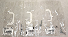 9x Möbelgriffe Weiß 64mm