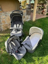 hauck Shopper SLX Trio Set 3in1 Kinderwagen - Stein/Grau