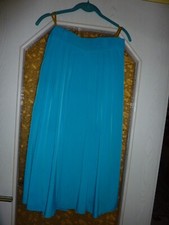 schicker langer  Falten- Rock, gefüttert, Langer Rock Gr. 42