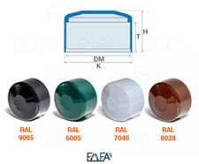 Zaunpfahlkappen Rundstopfen