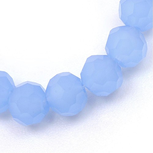 Jade perlen 4mm blau - jade,