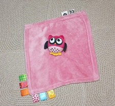 Eule Wunderbärchen Baby  SCHMUSETUCH rosa pink Schnuffeltuch 