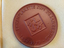 Porzellan Medaille Meissen