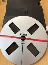 Uher Metallspule 18 cm mit bespieltem Agfa Band