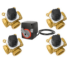 3-Wege 4-Wege Mischer Heizungsmischer Messing Heizung Ventil 3/4, 1 , 5/4 Zoll