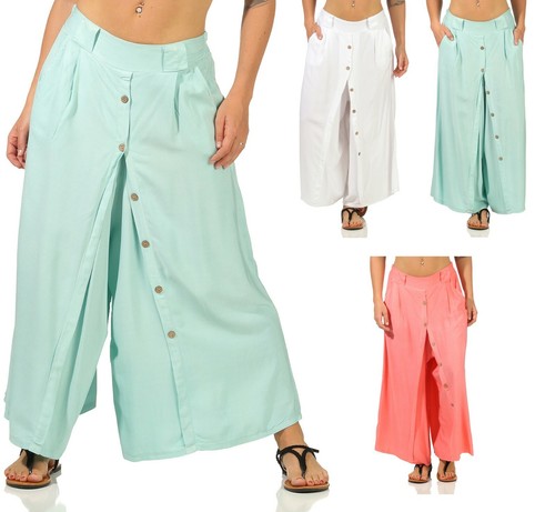 Palazzo hose damen - damen, hosenrock