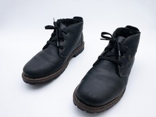 rieker Herren Schnürboots Boots Schnürstiefelette schwarz Gr 43 EU Art 35909-98