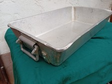 Alu-Wanne Pflanzkübel mit Griff Gartendeko  L 62  B 37 H 14 #2