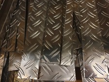 Riffelblech Duett Alu Zuschnitt B-WARE Tränenblech Warzenblech Restposten Rabatt