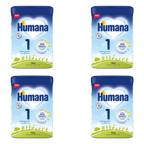 Humana anfangsmilch 4 x - humana,