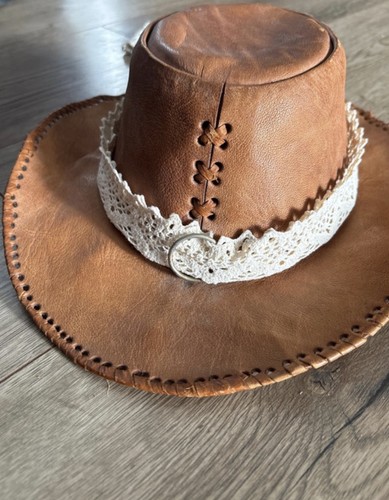 Vintage hellbraun echtleder - vintage,