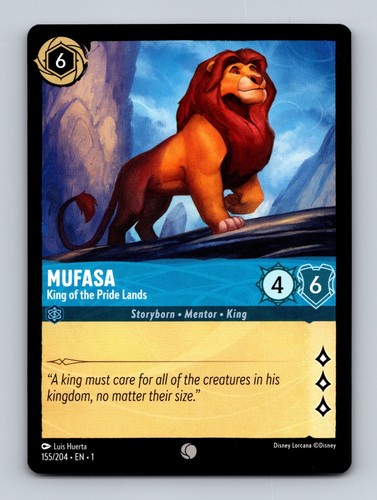 Lorcana karte mufasa king of - king,