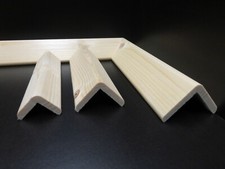 Winkelleisten Fichte, Kiefer, Eiche, weiß lack Winkel Eck- Holzleisten Stk 100cm