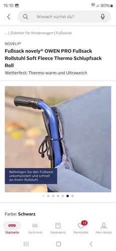 Fußsack für rollstuhl - fußsack,