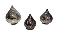 3-tlg. LED Glastropfen Set –