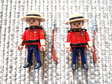 2x playmobil History Figuren