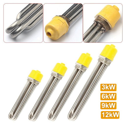 Edelstahl heizstab 2 - edelstahl, 1/2"