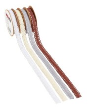 2 m Rolle mit Spitze, selbstklebend, 13 mm breit, Farbauswahl (1m/1,95)