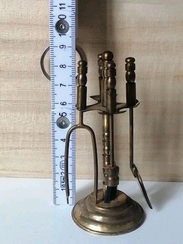 Vintage kaminbesteck messing - kaminbesteck,