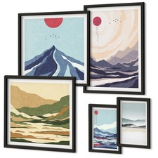 Modernes Poster Im Rahmen Als