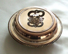 Antike silberne Viktorianische Deckel Terrine mit geriffeltem Rand aus Nachlass