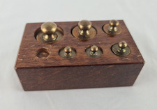 Vintage Messing Gewichte 6