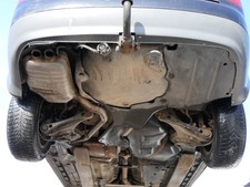 Audi A4 8E B6 Auspuff Endschalldämpfer Endtopf + Mittelschalldämpfer 1,9 TDI AWX