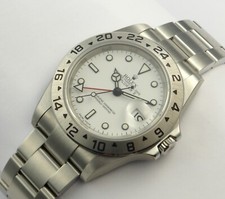 FULL STICKERS!!! NOS ROLEX OYSTER PERPETUAL EXPLORER II REF.: 16570 PAPIERE/BOX