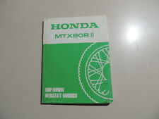 Werkstatthandbuch Repair Shop manual  Honda MTX 80 R 2 HD09