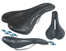 Velo Fahrradsattel City Trekking Herren Sattel 0-Zone Aussparrung schwarz NEU