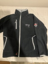 Dicke Fleecejacke mit Elch Motiv Gr. L, fällt groß aus