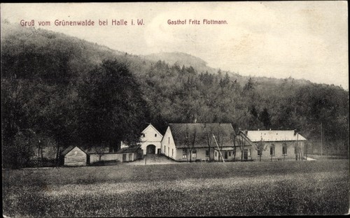 Halle westfalen gasthof - ak,
