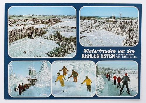 Postkarte winterfreuden um - -,