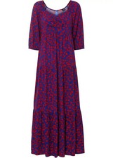 bedrucktes Maxikleid Gr. 36