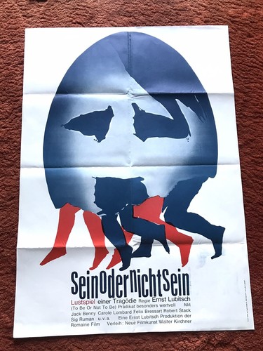 Sein oder nichtsein kinoplakat - sein,